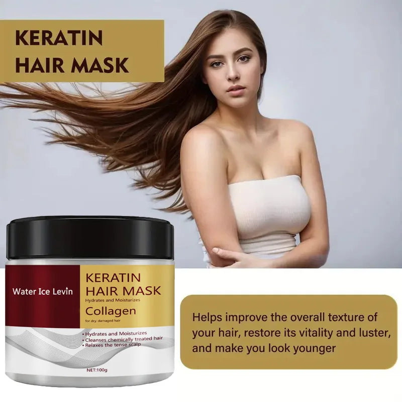 Keratin Hårmask - Återfuktar och reparerar på djupet
