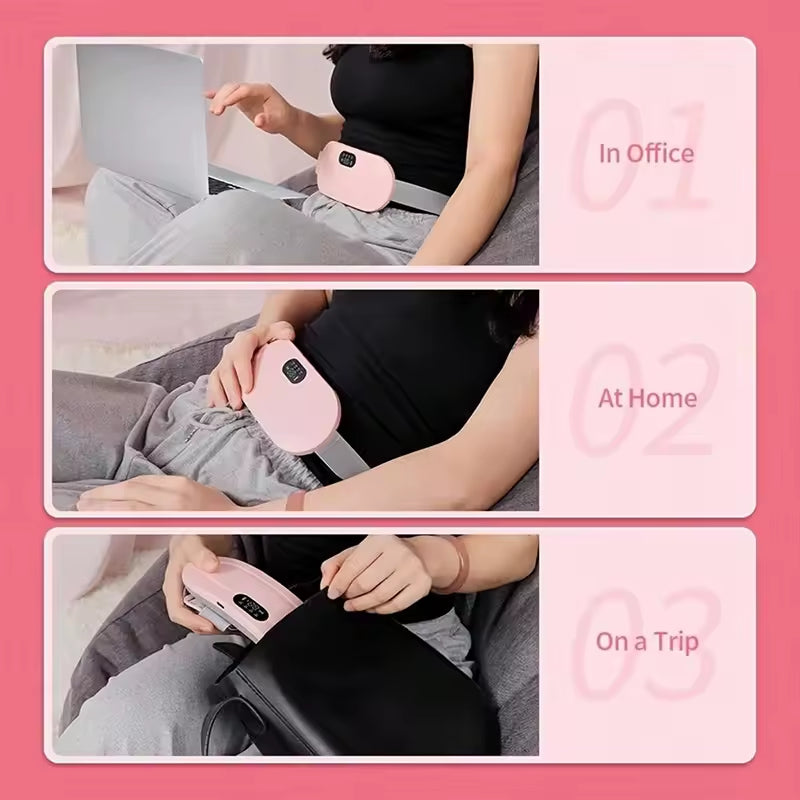 Menslindrande Massagepad med Värme