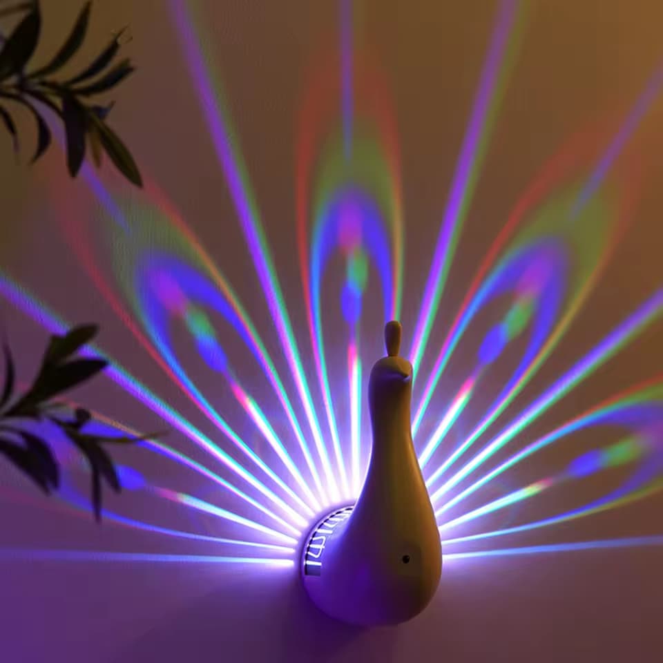 Lampa - Påfågel