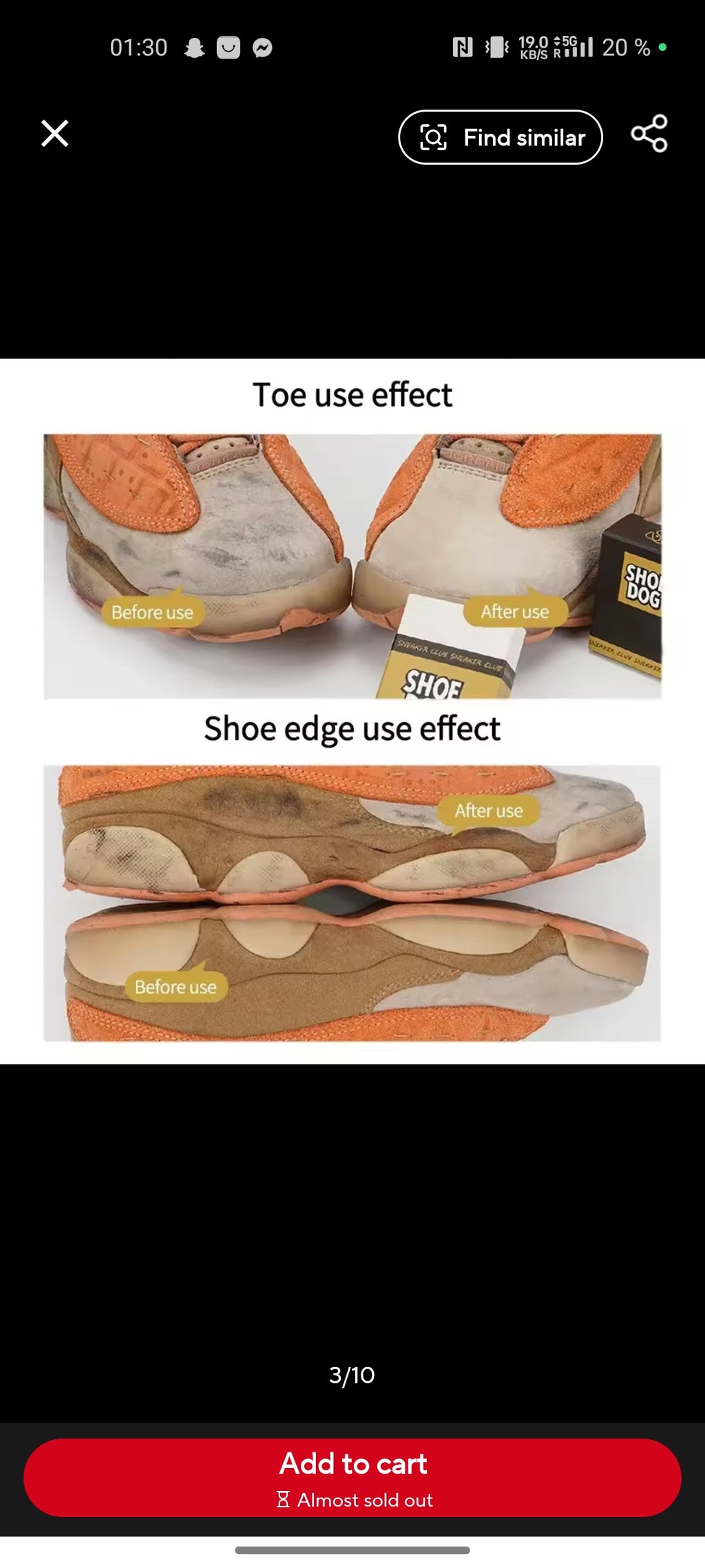 Shoe Dog Eraser